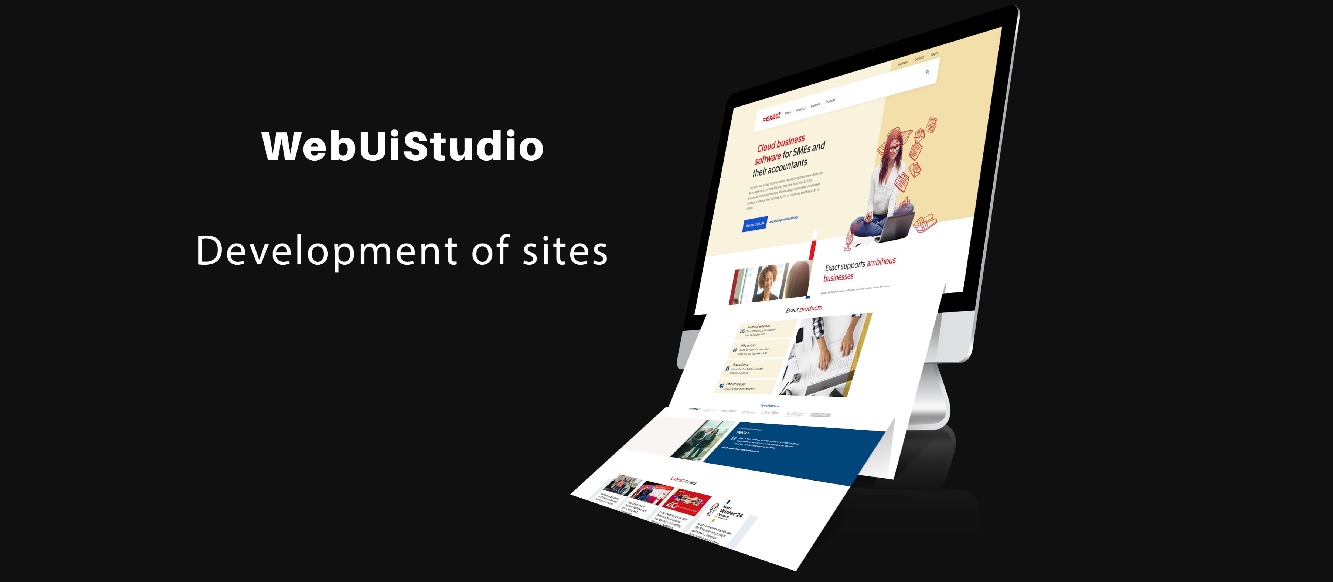 UI UX дизайн сайту для бухгалтерської компанії