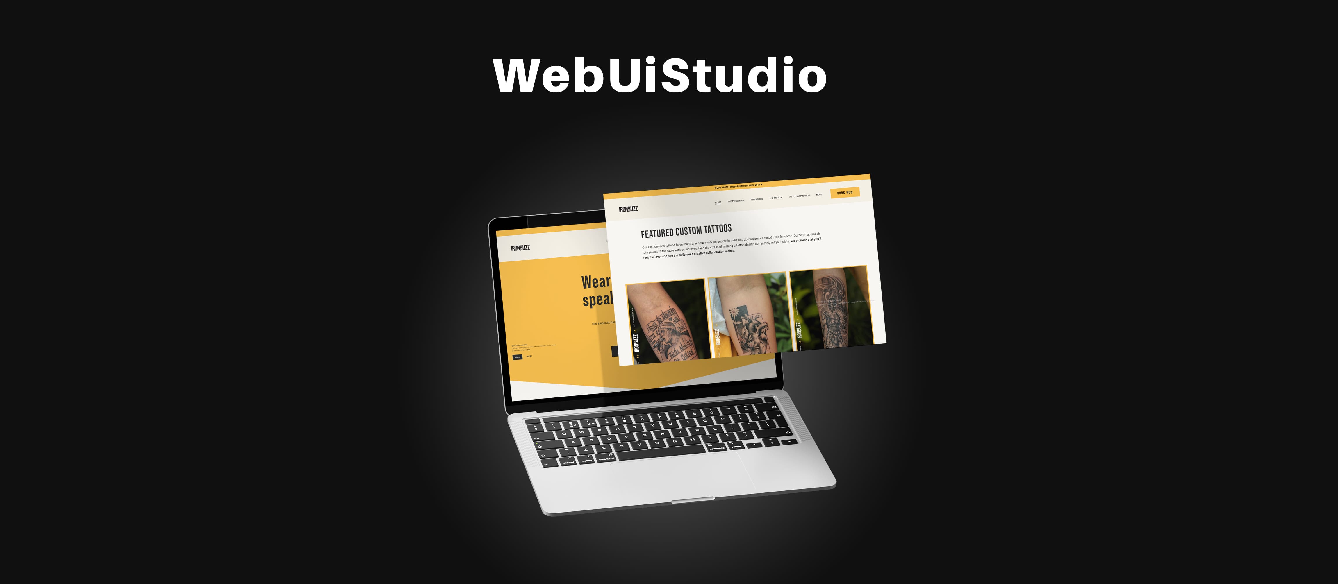 UI UX дизайн сайту для тату салону